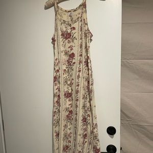 Cotton flower dress.